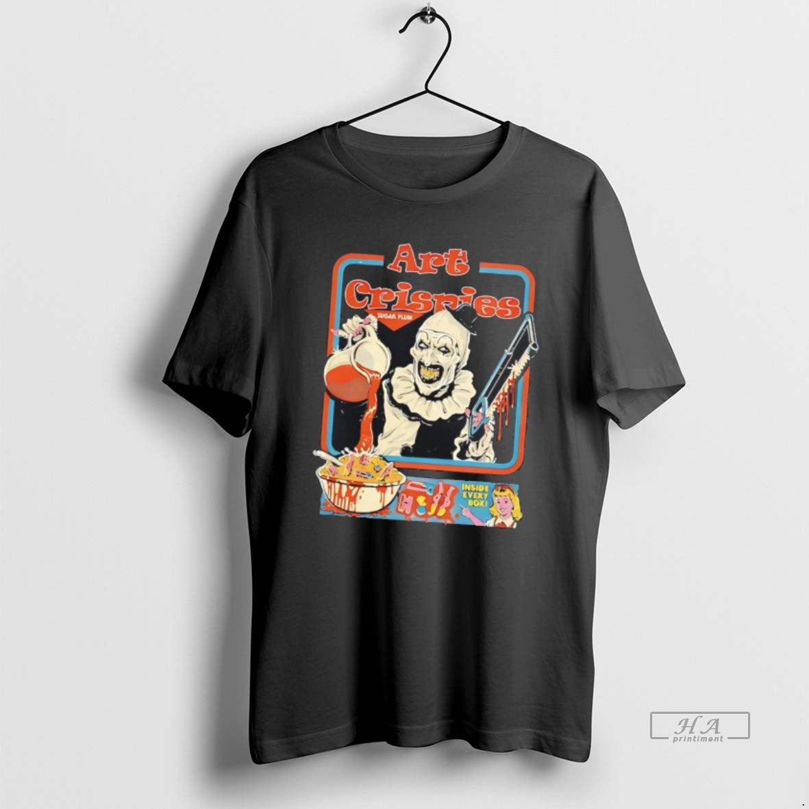 Terrifier Art Crispies Cereal Inside Every Box Long Sleeve Premium