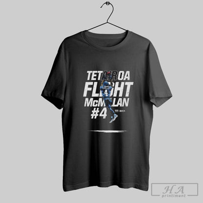 Tetairoa Mcmillan Carolina Flight 2025 TShirt Classic Style