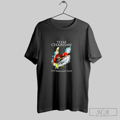 Texas Chainsaw Evil Wears Many Faces Long Sleeve Trendy Design