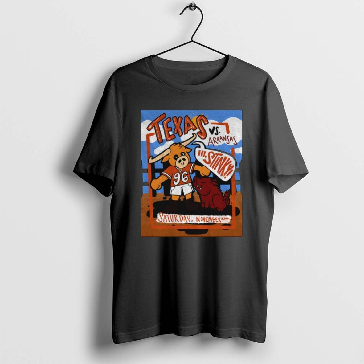 Texas Longhorns Vs Arkansas Razorbacks Hi Stinky Saturday November
