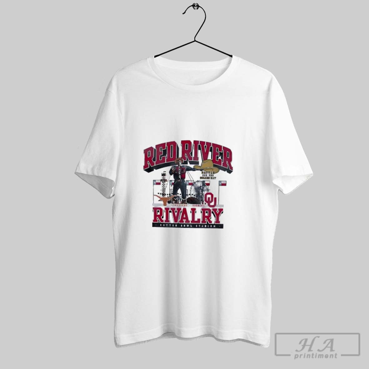 Texas Longhorns Vs Oklahoma Sooners Red River Rivalry Match Up TShirt