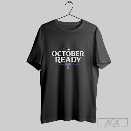 Texas Rangers 2025 October Ready Mlb Postseason Tank Top Designer