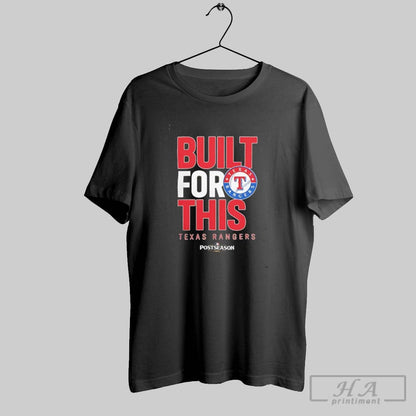 Texas Rangers Built This October 2025 Postseason Tank Top Premium Art
