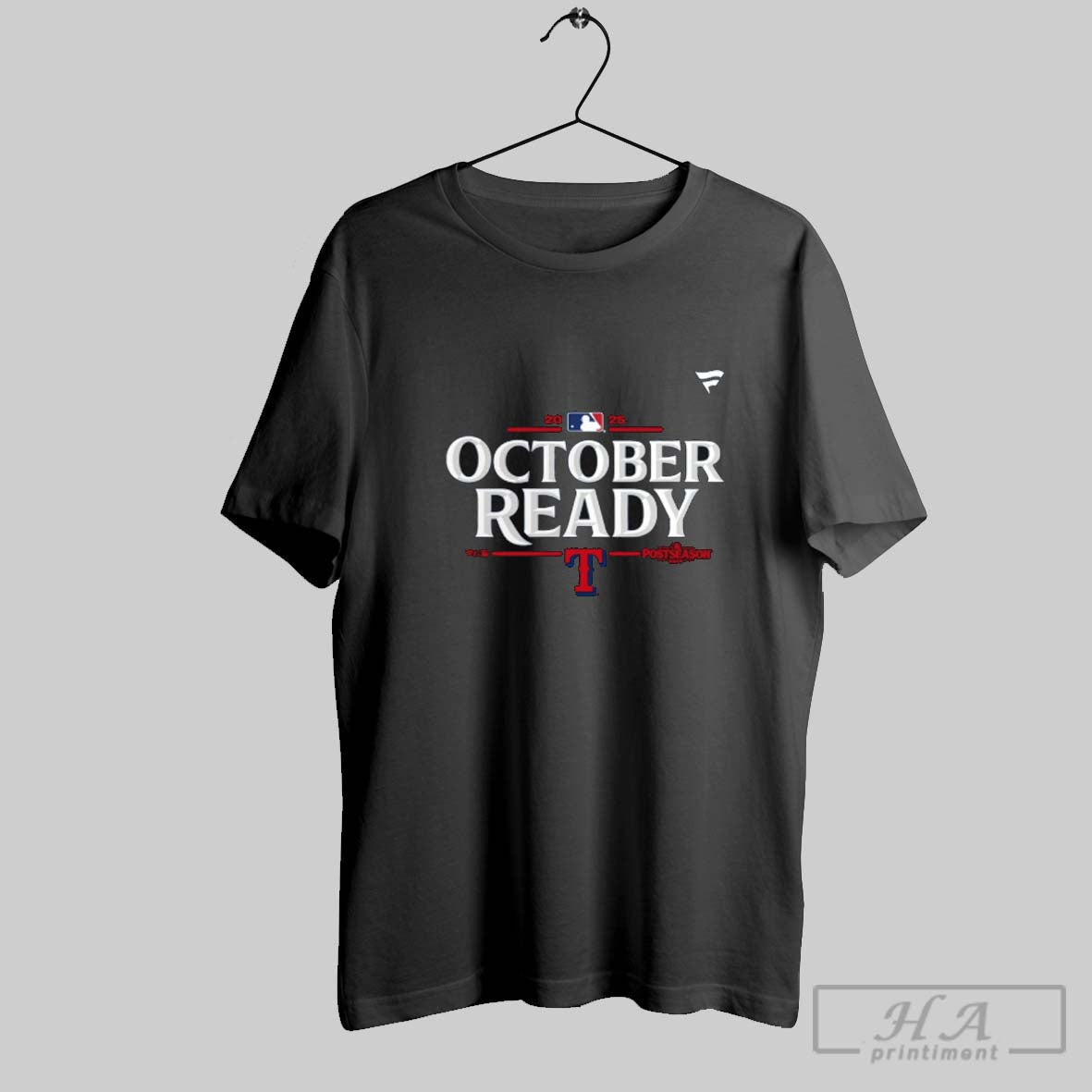 Texas Rangers October Ready 2025 Mlb Postseason TShirt Modern Outfit
