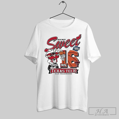 Texas Tech Red Raiders 2025 Ncaa Mens Sweet 16 Dunk You March Madness