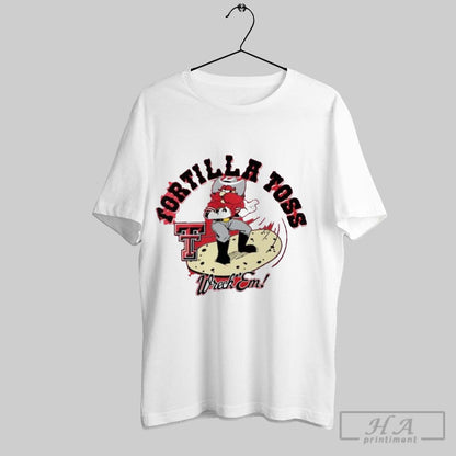Texas Tech Red Raiders Tortilla Toss Wreck Em T Tee Authentic Design