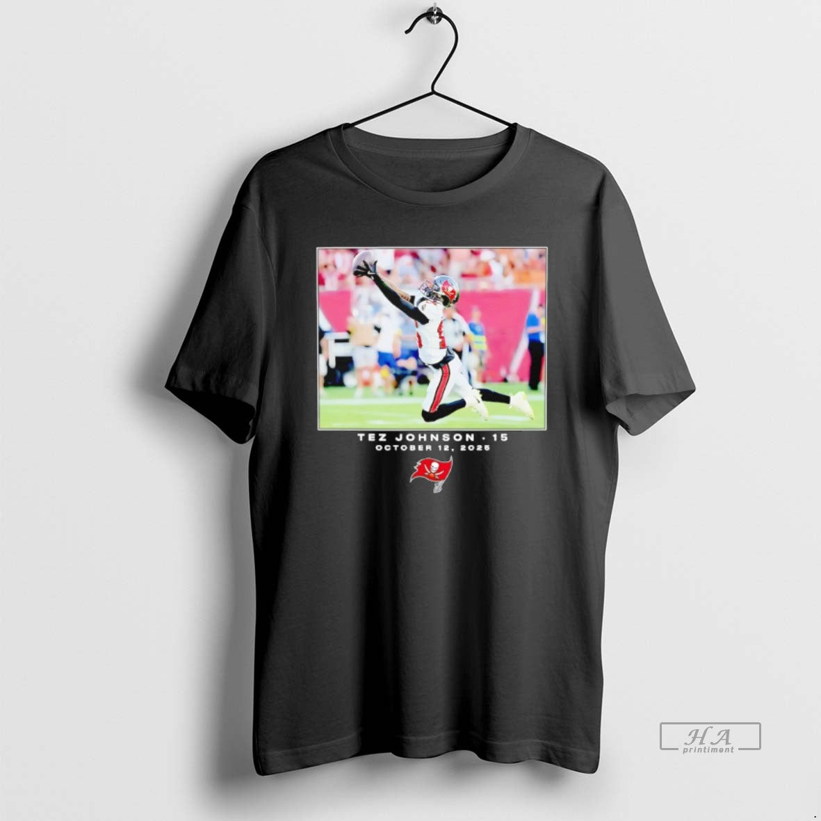 Tez Johnson Tampa Bay Buccaneers Football 2025 Photo Sweatshirt