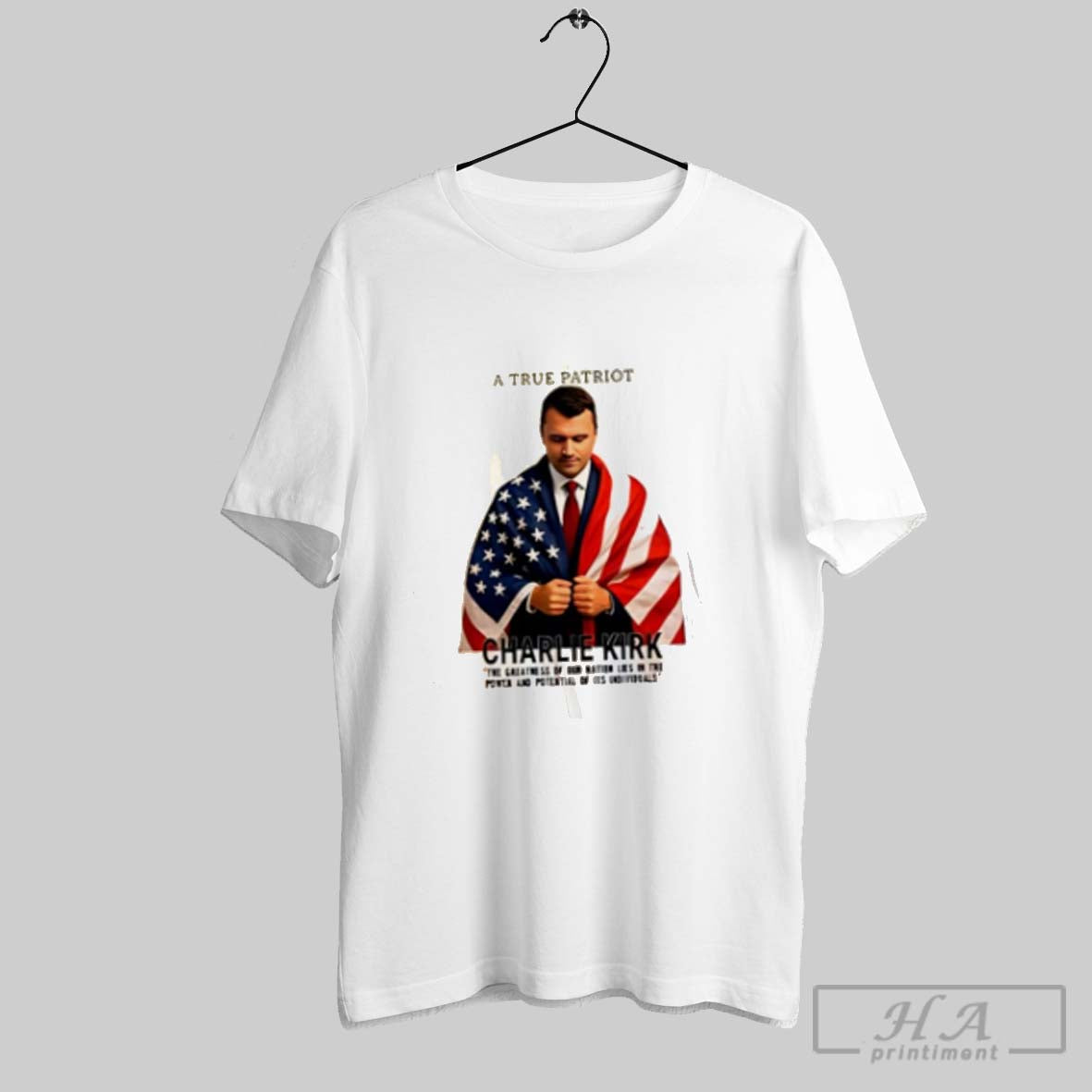 Thank You Charlie Kirk Memorial True Patriot Long Sleeve Designer