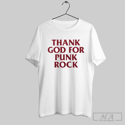 Thank God Punk Rock Ladies Tee Exclusive Merch