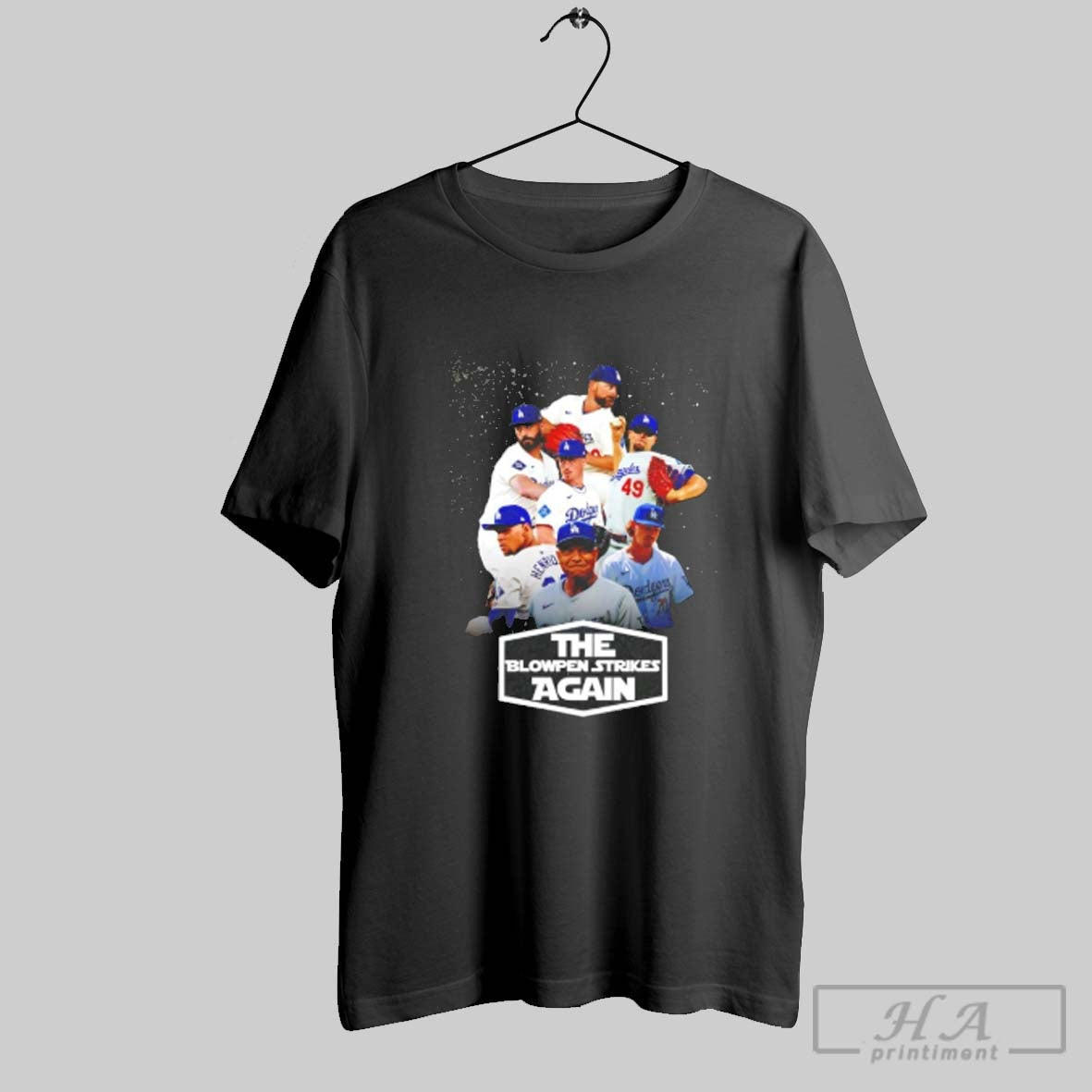 Blowpen Strikes Again Los Angeles Dodgers TShirt Unique Art