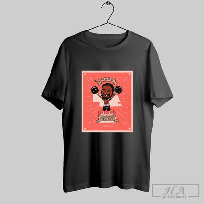 Champ Terence Bud Crawford Omaha Nebraska Spaghetti Toes Art Poster