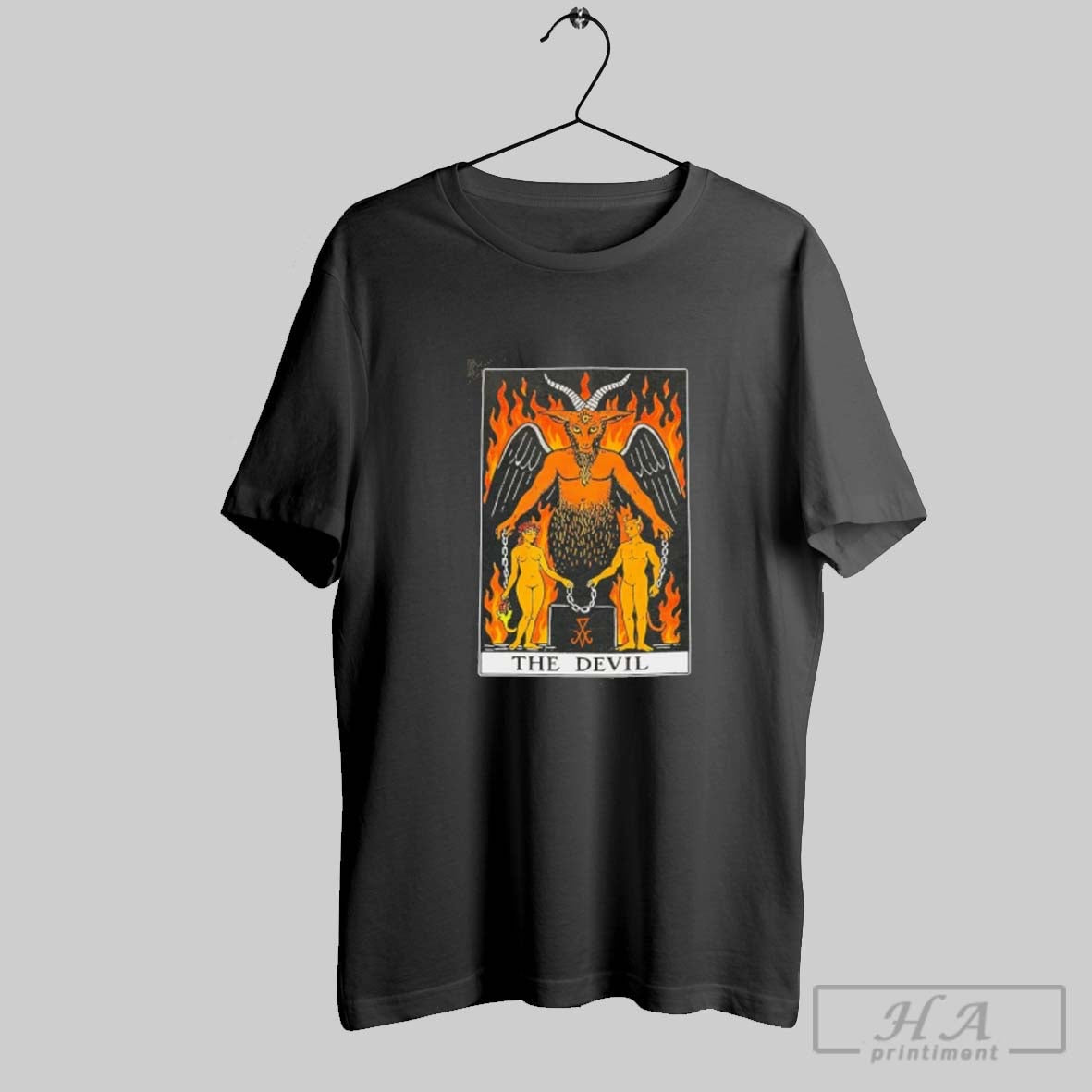 Devil Tarot Halloween Shirt Elegant Outfit