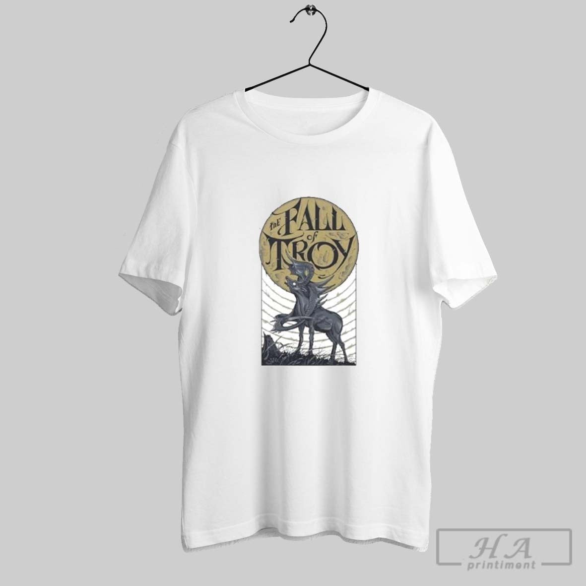 Fall Troy Beast Deer Tank Top Elegant Art