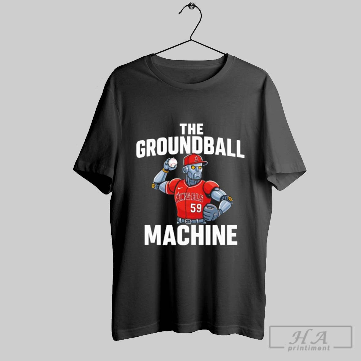 Groundball Machine Los Angeles Angels Tank Top Designer Style