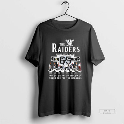 Las Vegas Raidersjust Win 65 Years 1960 N2025 Signatures Sweatshirt