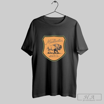 Meateater Bozem Montana Bison Badge Hoodie Modern Art
