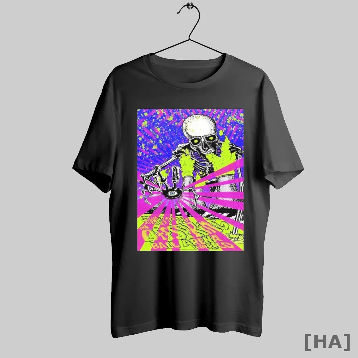 Offspring Ball Arena Denver Co September 7 2025 Skeleton Eye Hoodie