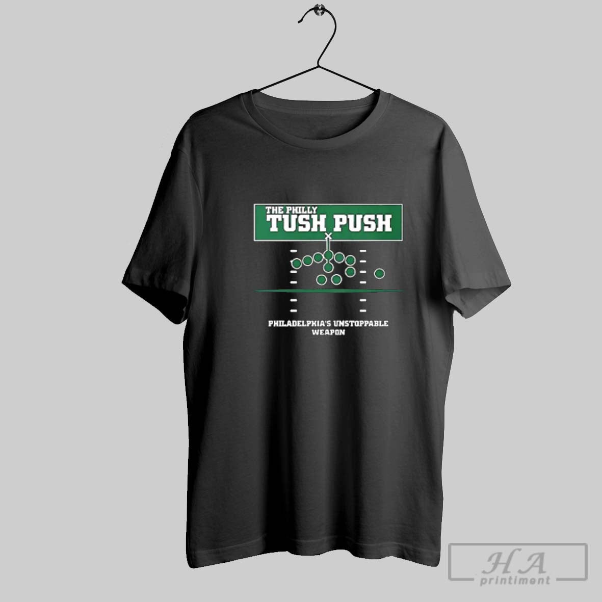 Philly Tush Push Philadelphias Unstoppable Weapon V Neck Shirt