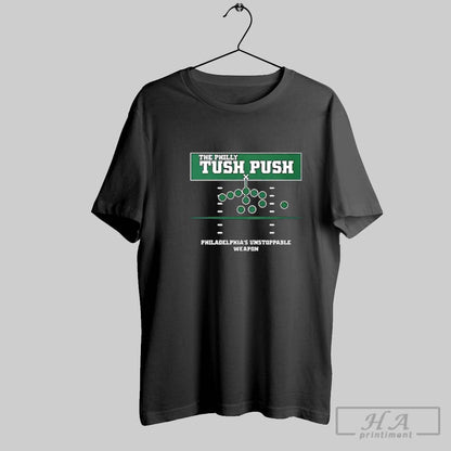 Philly Tush Push Philadelphias Unstoppable Weapon V Neck Shirt
