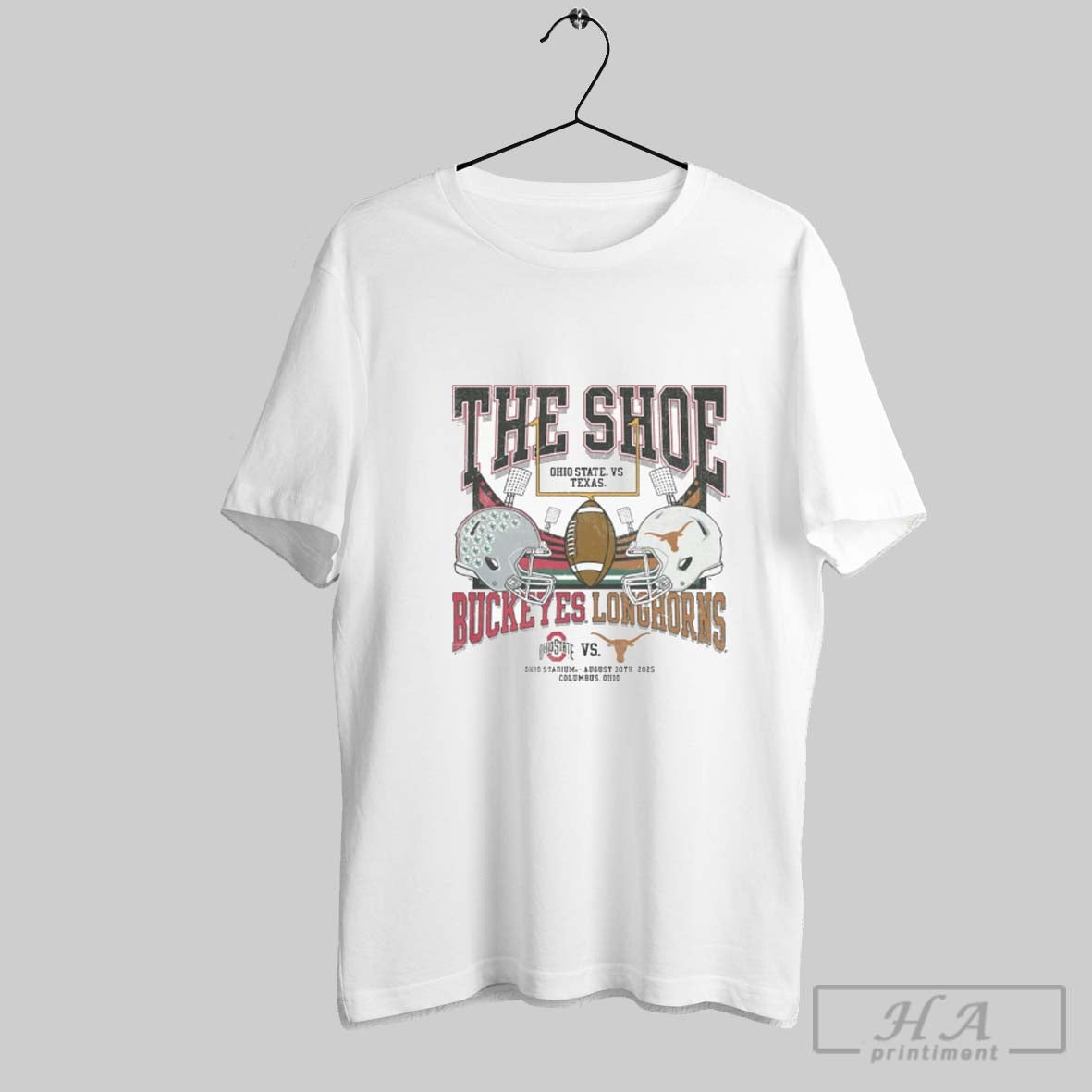 Shoe Ohio State Buckeyes Vs Texas Longhorns Match Up Ohio Stadium