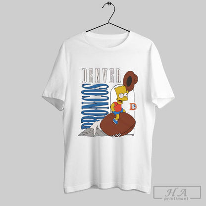 Simpsons Bart X Denver Broncos Long Sleeve Trendy Gift