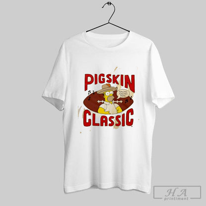 Simpsons Pigskin Nacho Nacho TShirt Exclusive Merch