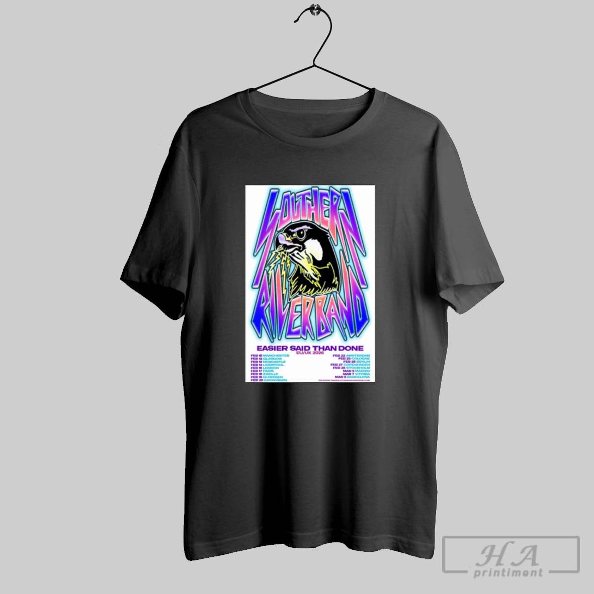 Southern River Band Eu Uk Tour 2026 Shirt Unique Outfit