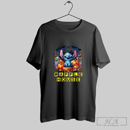 Stitch Trick Or Treat Waffle House Halloween 2025 Sweatshirt Unique