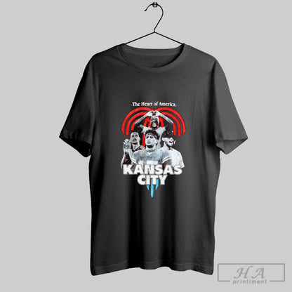 Heart America Kansas City Tee Retro Fashion