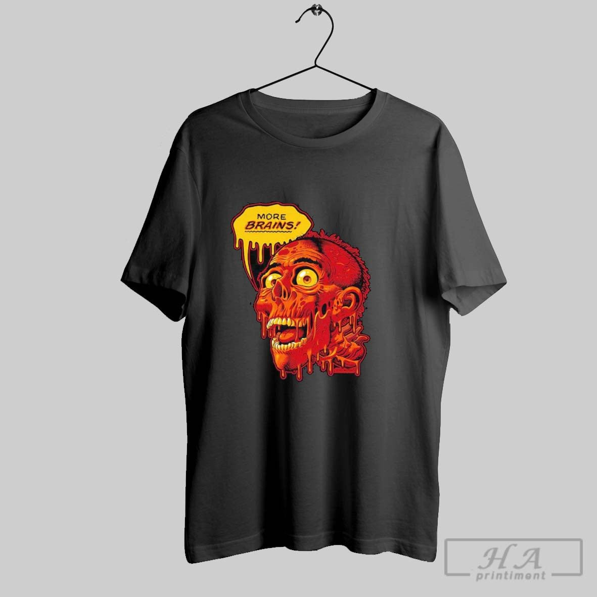 Living Dead Tarman More Brains Halloween Long Sleeve Designer Art