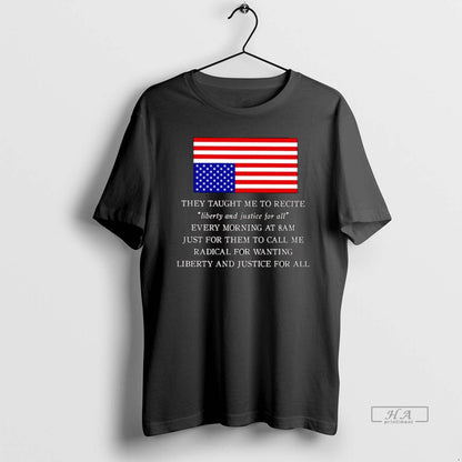 They Taught Me To Recite Liberty And Justice All Tank Top Vintage