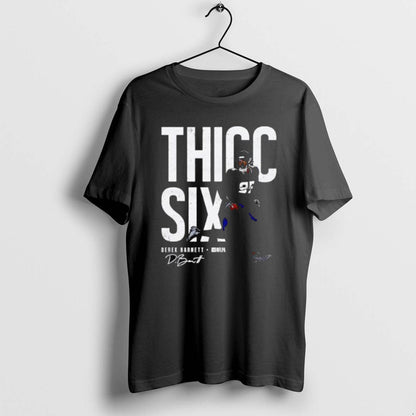 Thicc Six Derek Barnett Houston Signature TShirt Vintage Look