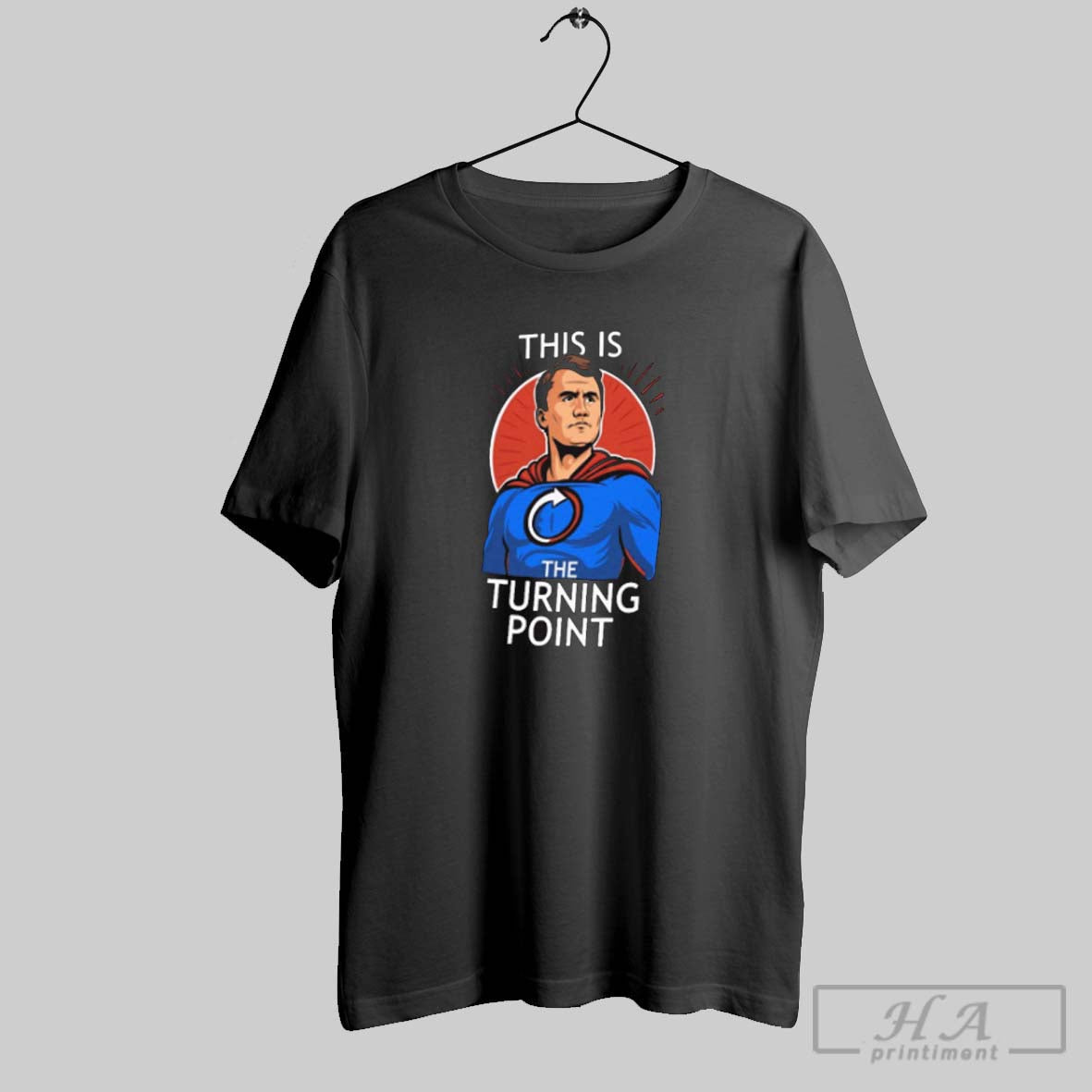 This Is Charlie Kirk Superhero Turning Point Tee Unique Style