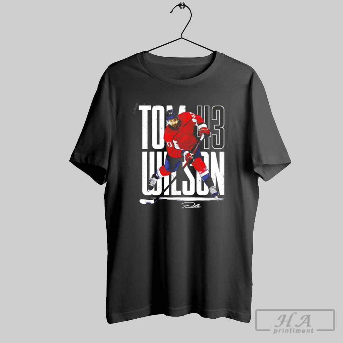 Tom Wilson Washington Capitals Type Poster Shirt Premium Gift
