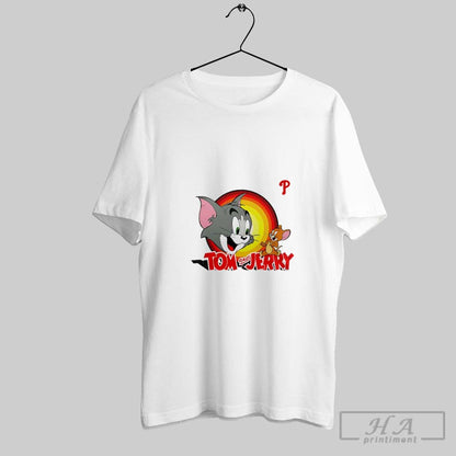 Tom And Jerry X Philadelphia Phillies Tank Top Modern Design