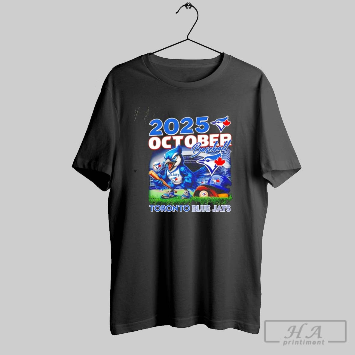 Toronto Blue Jays 2025 October Baseball Mascot Tee Exclusive Design