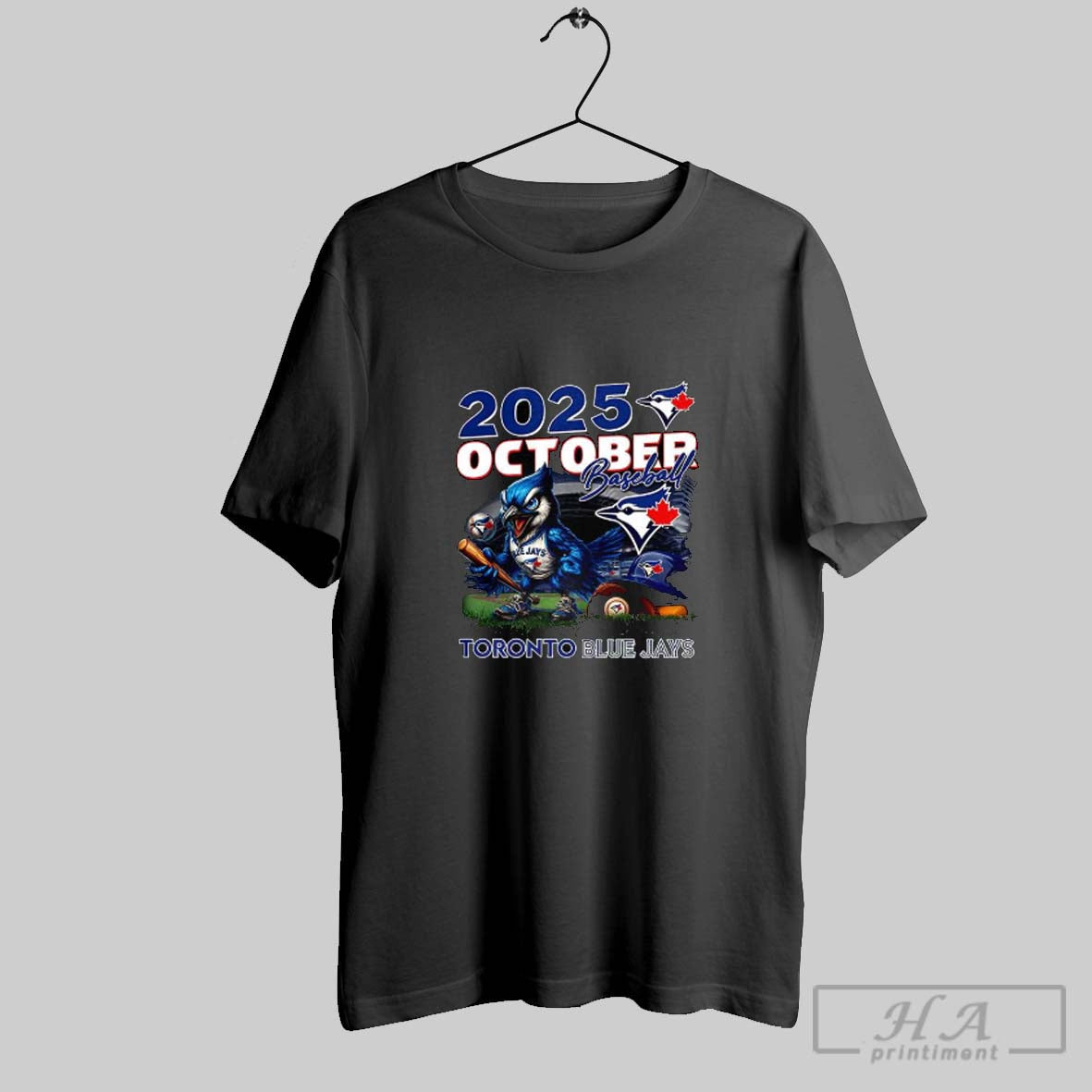 Toronto Blue Jays October Baseball 2025 Mascot Shirt Premium Art