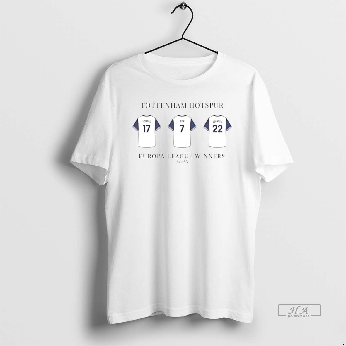 Tottenham Hotspur Europa League Winners Tank Top Exclusive Design