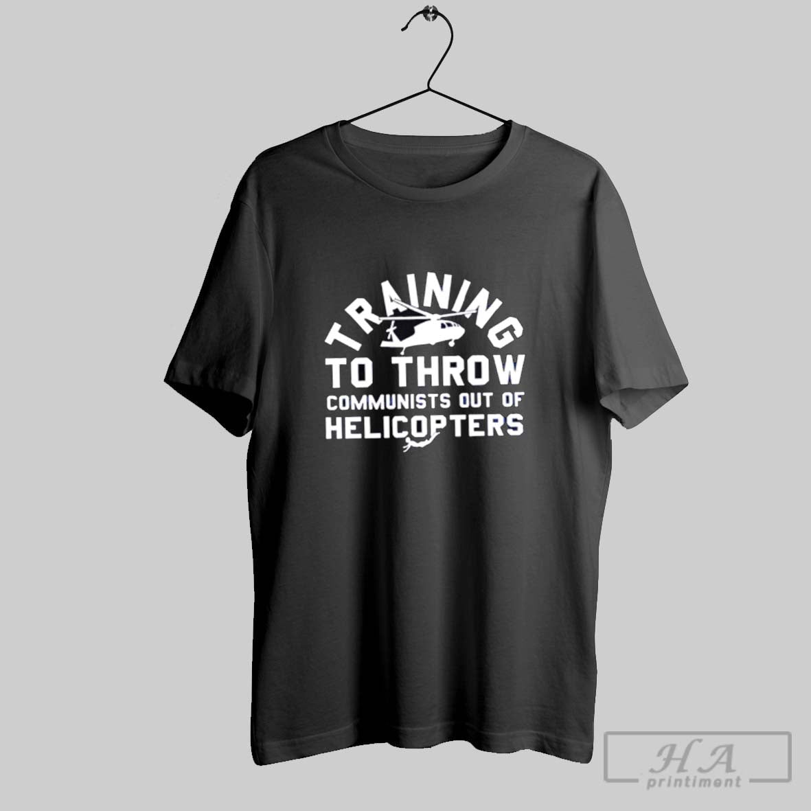 Training To Throw Communists Out Helicopters Sweatshirt Designer Art