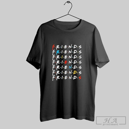 Travis Kelce Wearing Friends Television Series T Hoodie Designer Merch