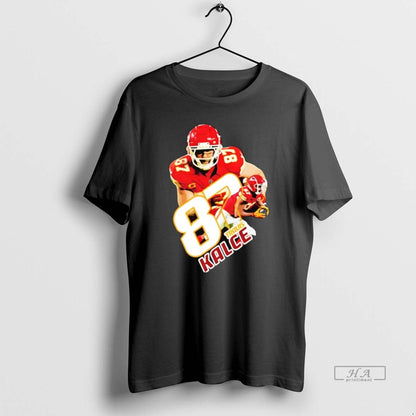 Travis Kelce Dribbling Picture Collage Tank Top Premium Art