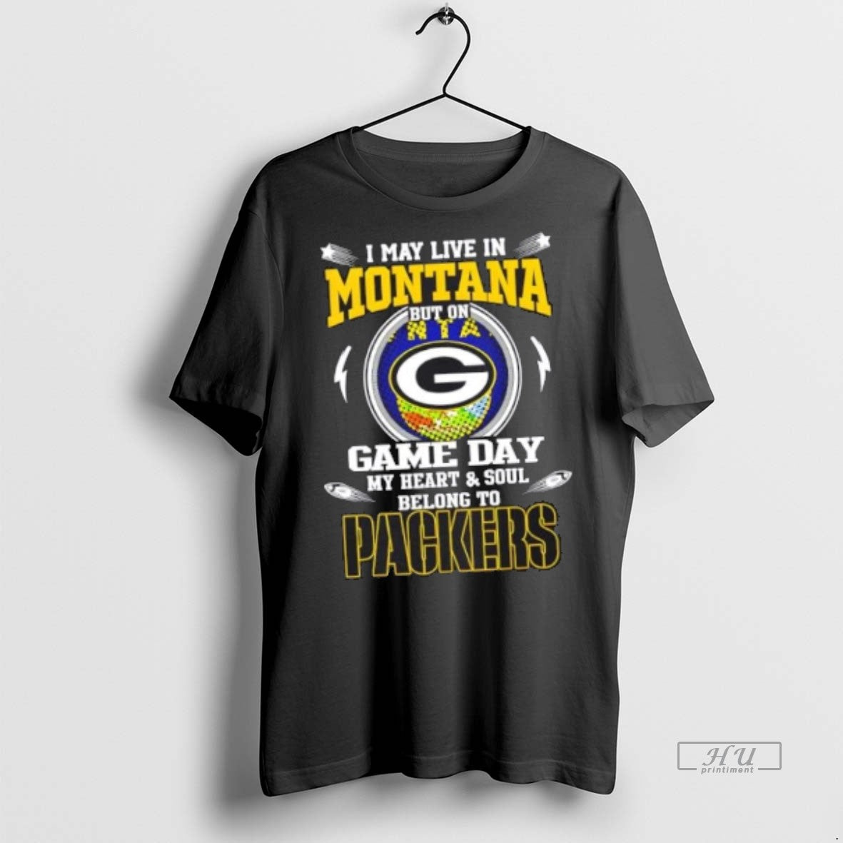 Trending I May Live Montana But Game Day My Heart And Soul Tank Top