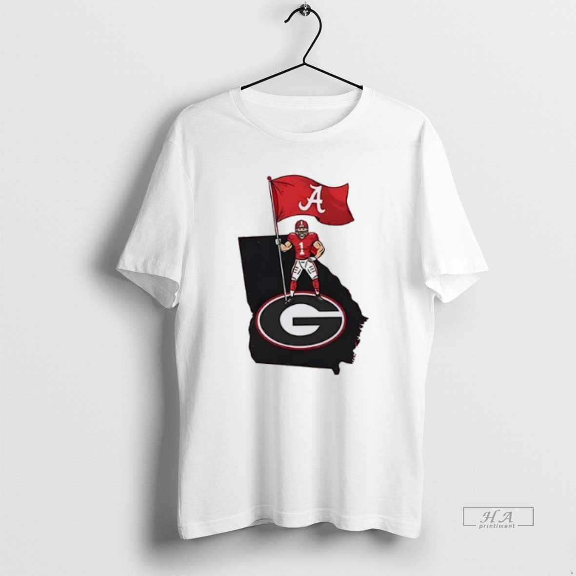 Trendy Alabama Crimson Tide Plant Flag Georgia Bulldogs Long Sleeve