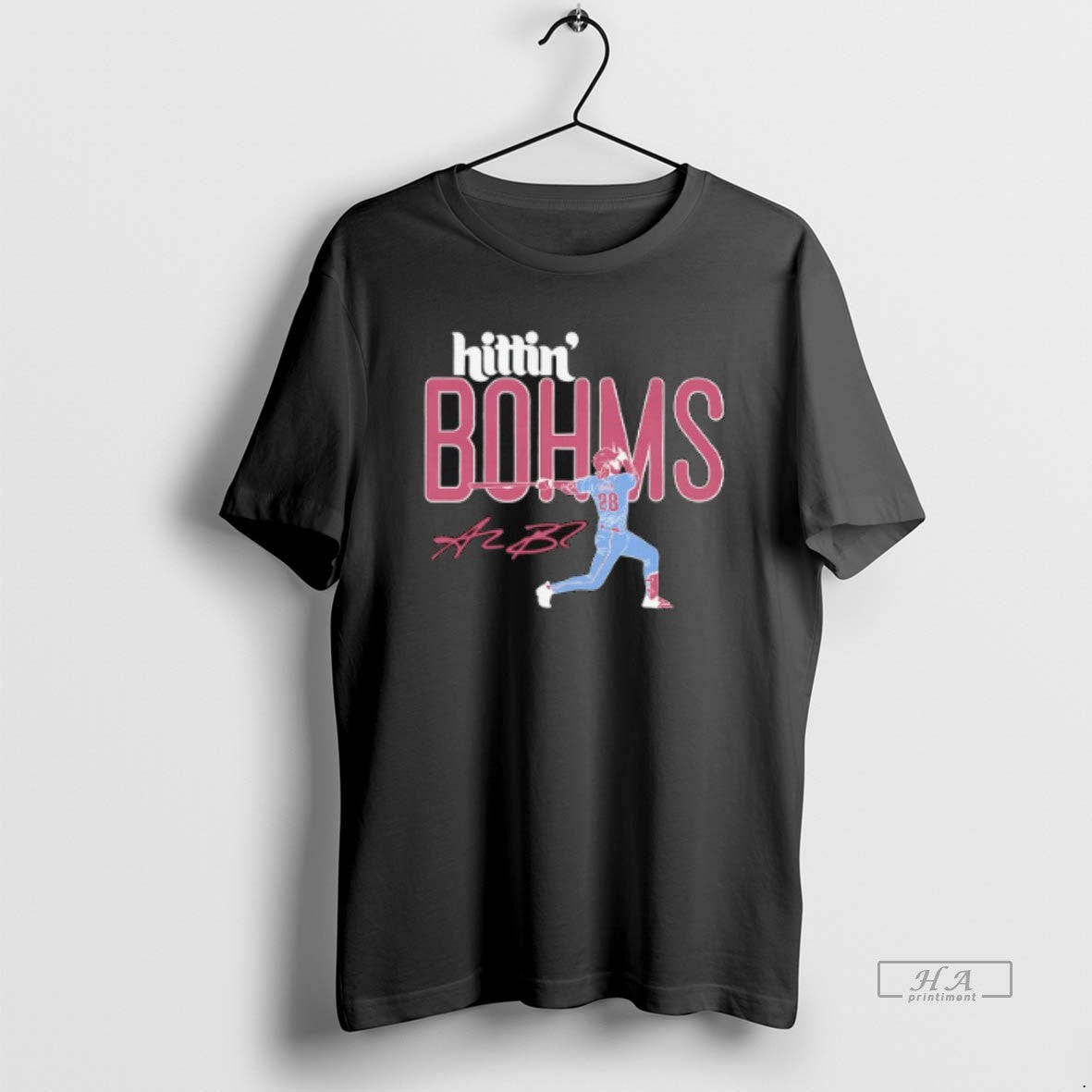 Trendy Alec Bohm Hittin Bohms Philadelphia Phillies Signature Art