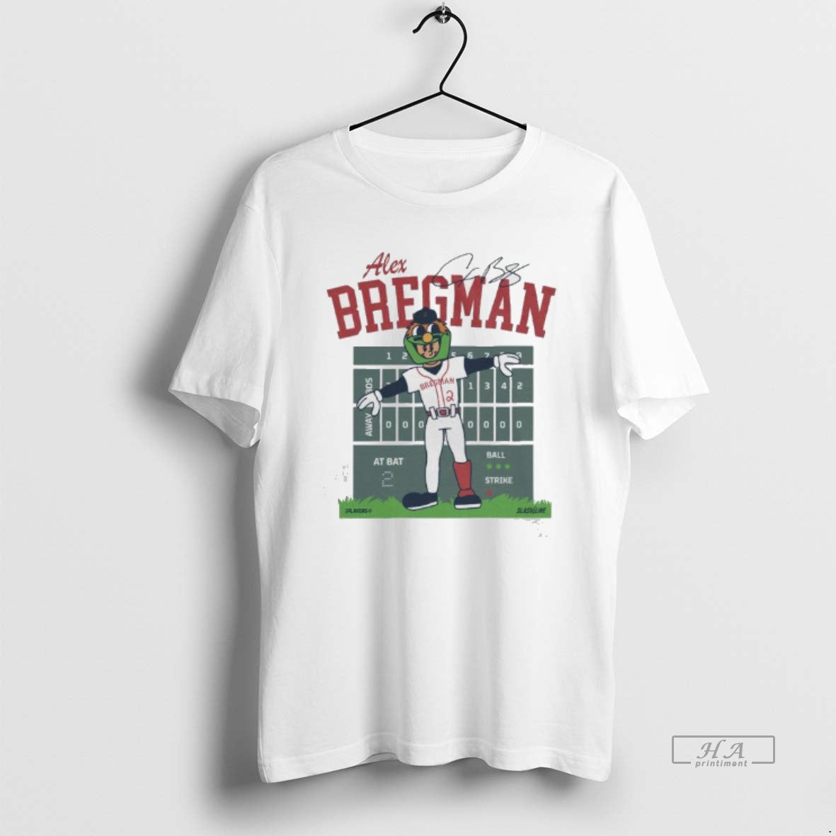 Trendy Alex Bregman Boston Red Sox Bat 2 Ball Strike Hoodie Retro Art