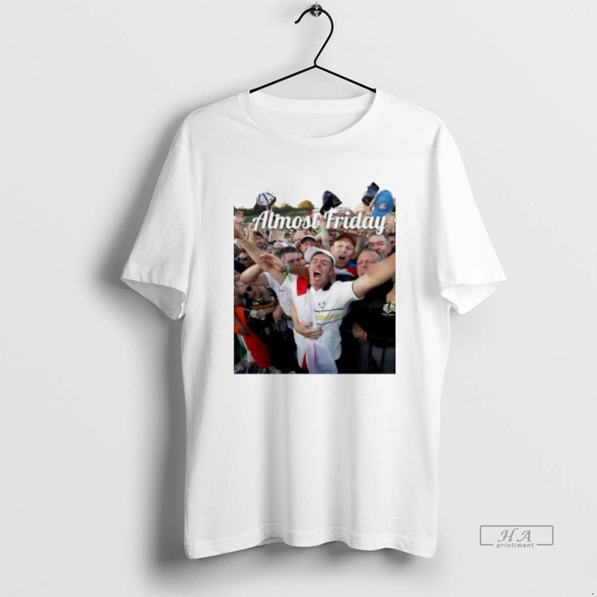 Trendy Almost Friday Rory Mcilroy Ryder Cup 2025 Tee Vintage Art