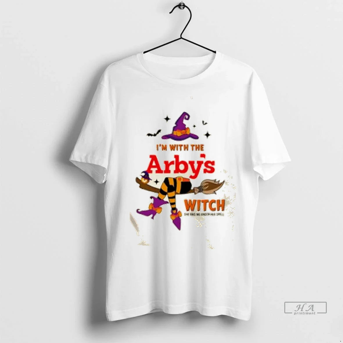 Trendy Arbys Im Witch She Has Me Under Her Spell Halloween Sweatshirt