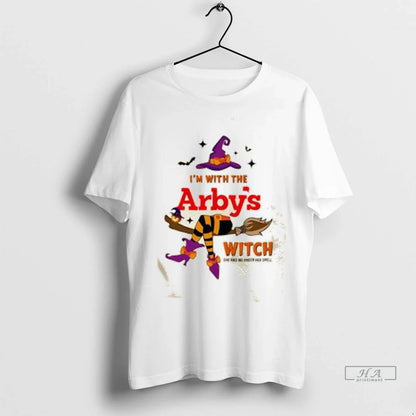Trendy Arbys Im Witch She Has Me Under Her Spell Halloween Sweatshirt