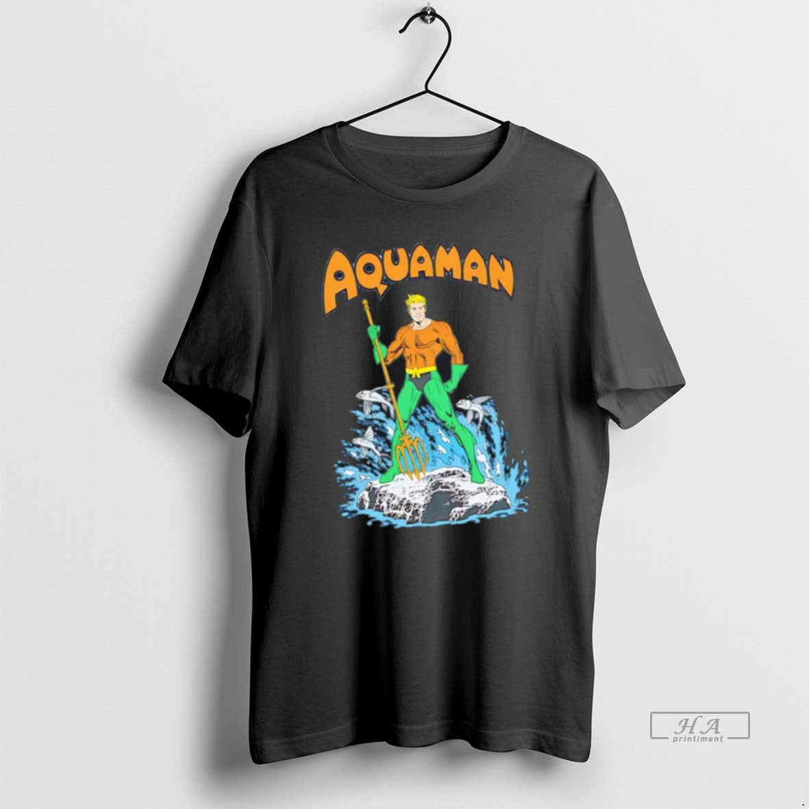Trendy Auqaman King Atlantis Tee Designer Design