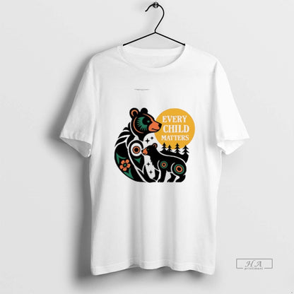 Trendy Bear Every Child Matters Tee Retro Outfit